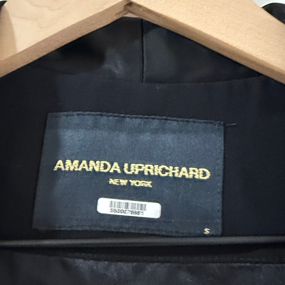 Amanda Uprichard Jane Blazer Jacket in Black - Small S Revolve - Picture 7 of 8